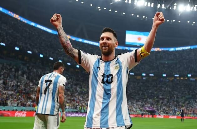 Messi as Argentina