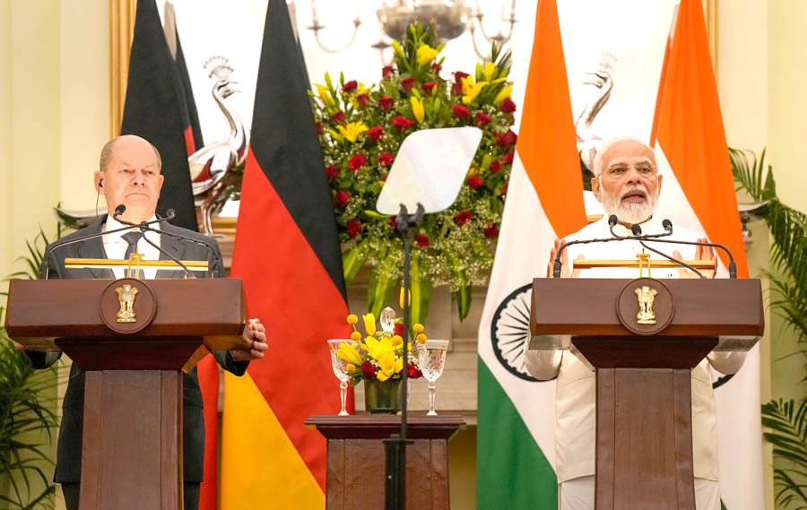PM Modi-German Chancellor