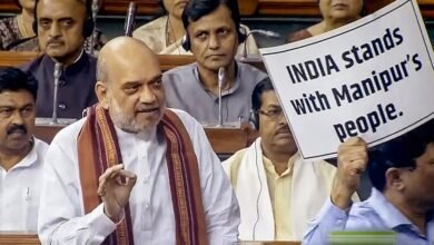 Amit Shah in Parliament