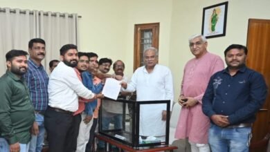 Health Employees Union met Chief Minister Mr. Bhupesh Baghel
