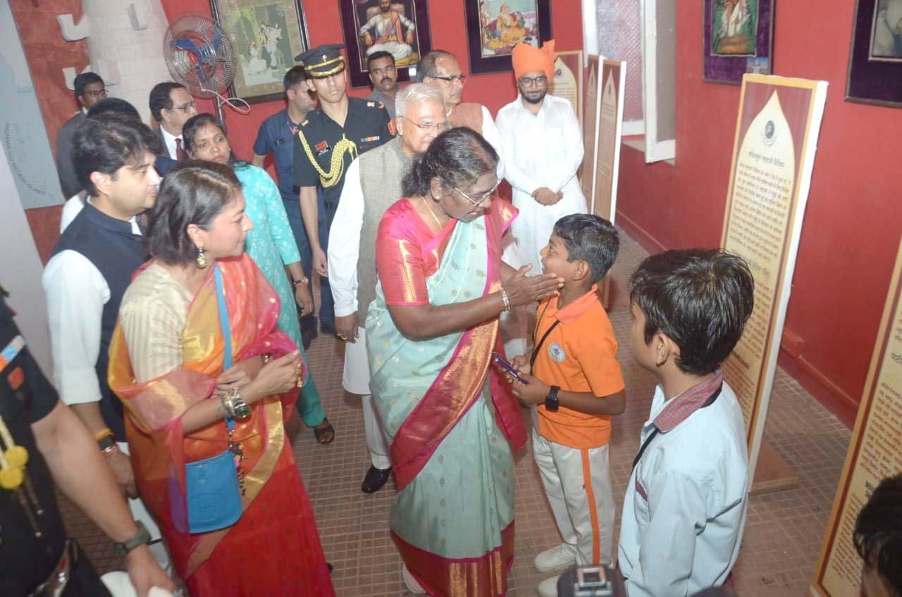 President Smt. Murmu visited MP