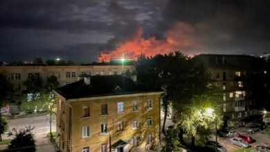 ‘Biggest attack’ ever on Russian soil, massive fire