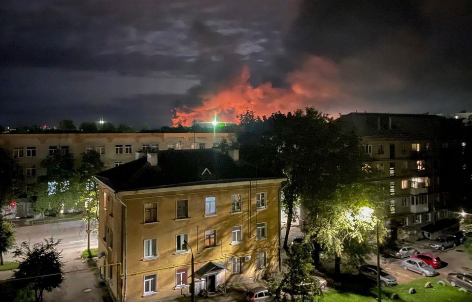 ‘Biggest attack’ ever on Russian soil, massive fire