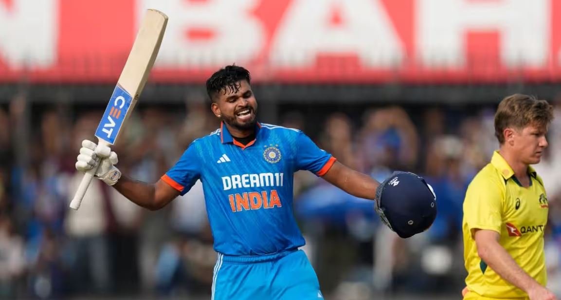 Shreyas Iyer Century In IND Vs AUS