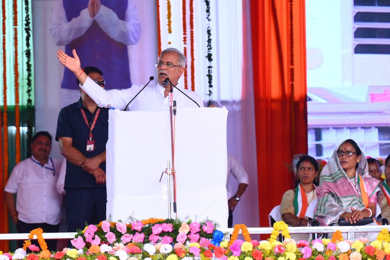 आमसभा, छिंदगढ़, सुकमा में मुख्यमंत्री श्री भूपेश बघेल का उद्बोधन