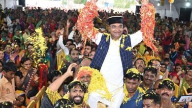 चौथे दिन मंत्री चिकित्सा शिक्षा श्री सारंग 27 हज़ार 655 बहनों ने बांधी राखी