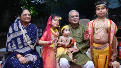 मुख्यमंत्री निवास में जन्माष्टमी