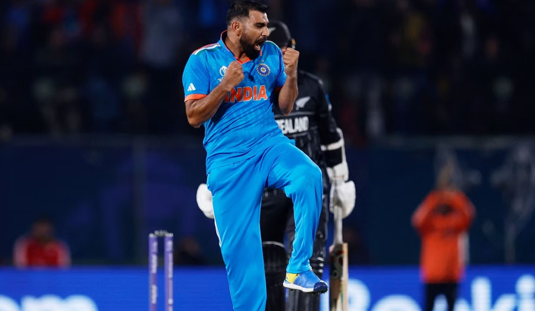 Shami after his 5-wicket haul