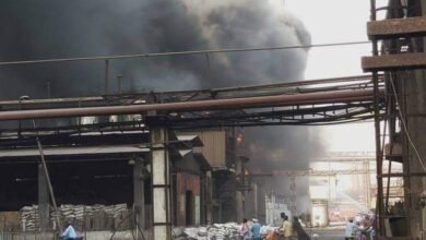 bhilai steel plant fire