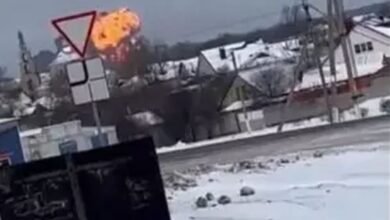 Russian plane crashe