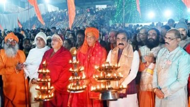 मंत्री श्री सिंह ग्वारीघाट नर्मदा तट पर भव्य दीपोत्सव समारोह में शामिल