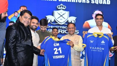 छत्तीसगढ़ वारियर्स स्क्वॉयड’ के लॉन्चिंग कार्यक्रम में शामिल हुए मुख्यमंत्री