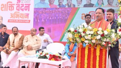 मुख्यमंत्री श्री साय शक्ति वंदन अभियान में हुए शामिल