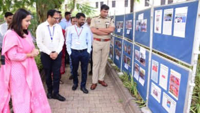 पुलिस प्रेक्षक एवं व्यय प्रेक्षक ने कलेक्टोरेट परिसर स्थित स्वीप गार्डन का किया अवलोकन