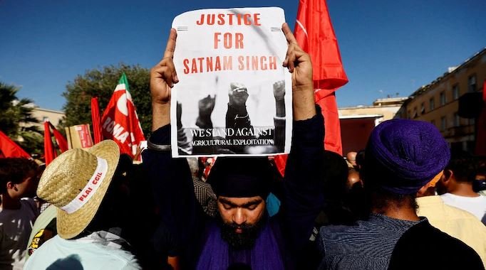 Satnam Singh, a 31-year-old Indian labourer