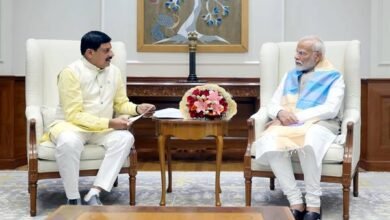 प्रधानमंत्री श्री मोदी से मुख्यमंत्री डॉ. यादव ने की भेंट