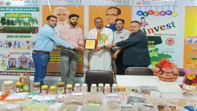 एग्री एंड हॉर्टी एक्सपो में मध्यप्रदेश को मिला प्रथम पुरूस्कार