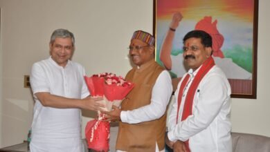 छत्तीसगढ़ के मुख्यमंत्री श्री विष्णु देव साय की केंद्रीय रेल मंत्री श्री अश्विनी वैष्णव के साथ