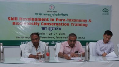पैराटैक्सोनॉमी एवं बायोडायवर्सिटी संरक्षण’ प्रशिक्षण कार्यक्रम प्रारंभ