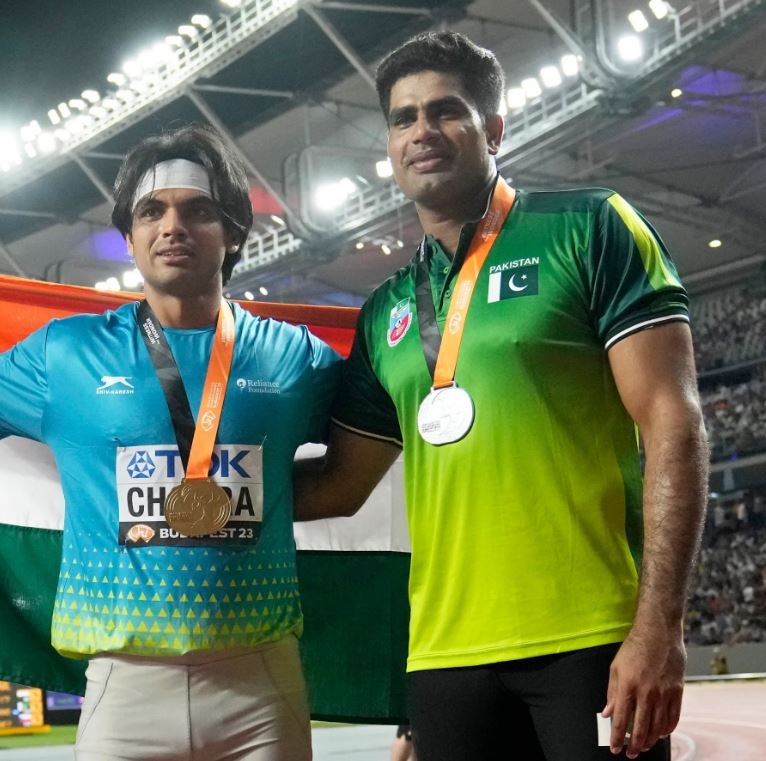 Pakistan's Arshad Nadeem and India's Neeraj Chopra