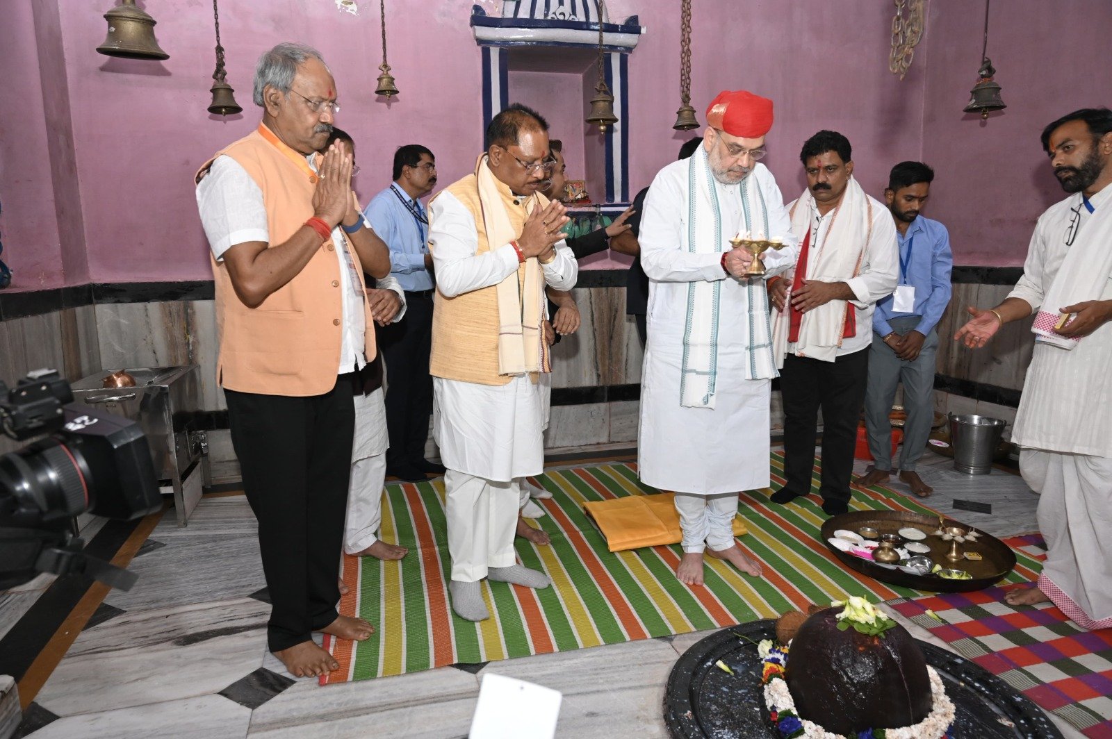 गृह मंत्री श्री अमित शाह ने महाप्रभु वल्लभाचार्य जी के मुख्य प्राकट्य बैठक स्थल