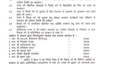 पिछड़ा वर्ग कल्याण आयोग करेगा राज्य में पिछड़ा वर्ग समूह