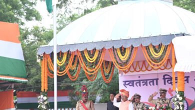 मुख्यमंत्री श्री विष्णु देव साय ने आज सवेरे राजधानी रायपुर के पुलिस परेड