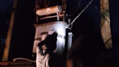 ग्राम सागजोर में लगाया गया नया ट्रांसफार्मर