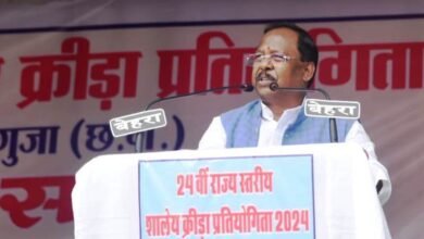 मंत्री श्री रामविचार नेताम ने अम्बिकापुर