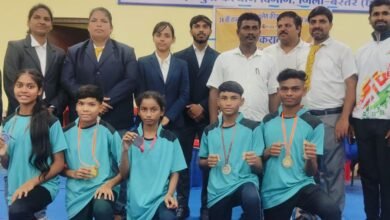 राज्य स्तरीय शालेय कराते प्रतियोगिता में बीजापुर के खिलाड़ियों ने दिखाया अपना जौहर