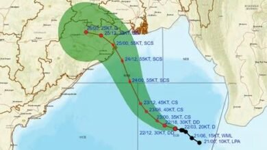 Cyclone Dana Landfall