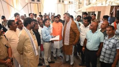 मंत्री श्री पटेल ने कार्यक्रम स्थल की तैयारियों का लिया जायजा