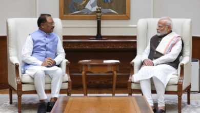 मुख्यमंत्री विष्णुदेव साय की प्रधानमंत्री नरेंद्र मोदी से मुलाकात