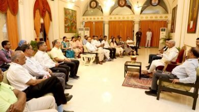 राज्यपाल से राष्ट्रीय सिकल सेल एनीमिया उन्मूलन मिशन का प्रतिनिधि मंडल मिला