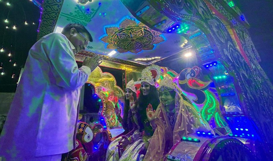 शक्ति और शौर्य का पर्व विजयदशमी पर मंत्री श्री देवांगन लाल मैदान