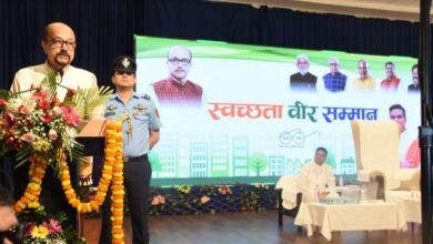 स्वच्छता वीर सम्मान समारोह में शामिल हुए राज्यपाल श्री डेका