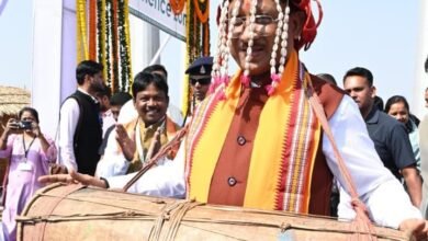 Chief Minister Vishnu Dev Sai was welcomed in Bastariya style