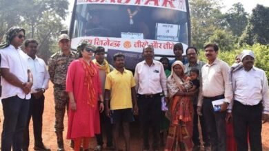 नारायणपुर से गारपा तक बस सेवा का किया शुभारंभ