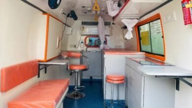 मोबाइल मेडिकल यूनिट का उपयोग