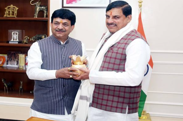 State Minister for Skill Development Shri Agarwal met Chief Minister Dr. Yadav