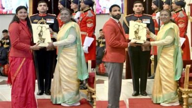 Chief Minister Dr. Yadav congratulated Paralympic players Rubina and Kapil on being honored with Arjun Award 2024