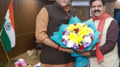 Deputy Chief Minister Sharma met Union Tourism Minister Gajendra Singh Shekhawat